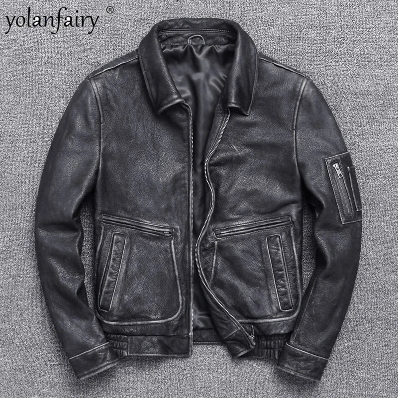 Winter Autumn 100% Genuine Leather Jacket Men 2021 Streetwear Real Cowhide Coat Male Moto Vintage Jackets Chaquetas Hombre Gxy82
Winter Autumn 100% Genuine Leather Jacket Men 2021 Streetwear Real Cowhide Coat Male Moto Vintage Jackets Chaquetas Hombre Gxy82