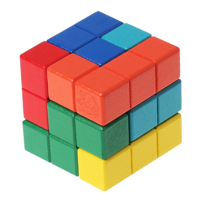 NEW Tetris Magic Cube Multi-color 3D Wooden Puzzle Educational Brain Teaser Game Drop Ship
NEW Tetris Magic Cube Multi-color 3D Wooden Puzzle Educational Brain Teaser Game Drop Ship
