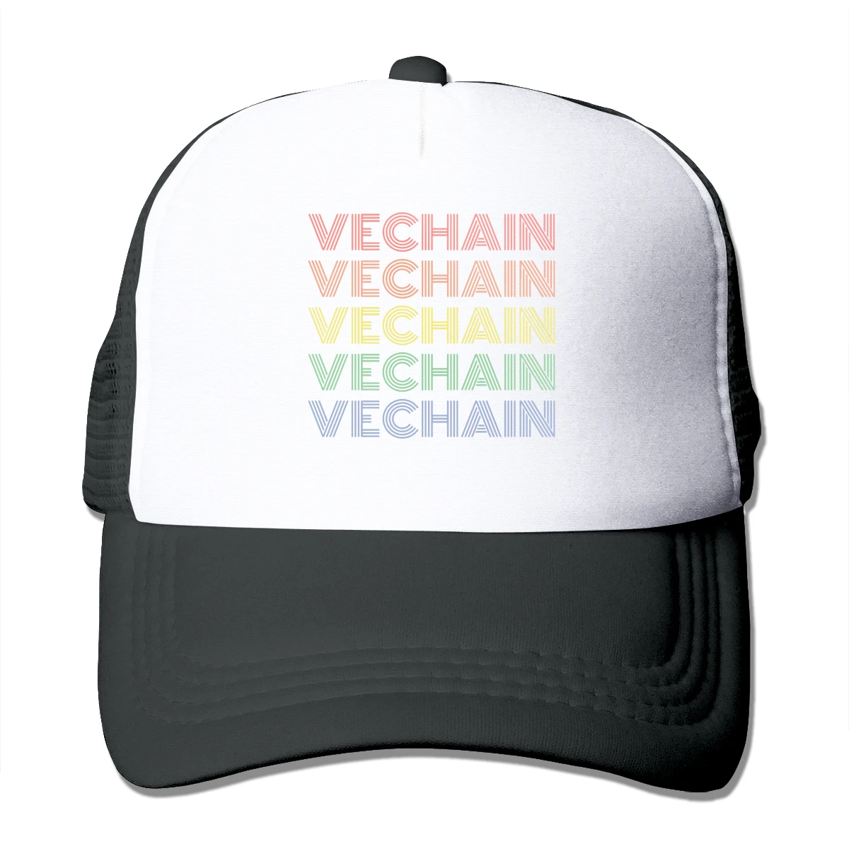 

Цветная бейсболка Vechain для мужчин и женщин, козырек с сеткой для криптовалюты, мужская Кепка-тракер в стиле хип-хоп, цвет s