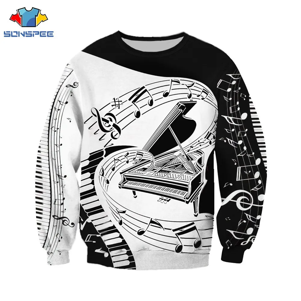 SONSPEE Fashion Novelty Streetwear Hoodie Men Pullover Shirts Musical Note 3D Print Hooded Sweatshirt Piano Harajuku Long Sleeve
SONSPEE Fashion Novelty Streetwear Hoodie Men Pullover Shirts Musical Note 3D Print Hooded Sweatshirt Piano Harajuku Long Sleeve