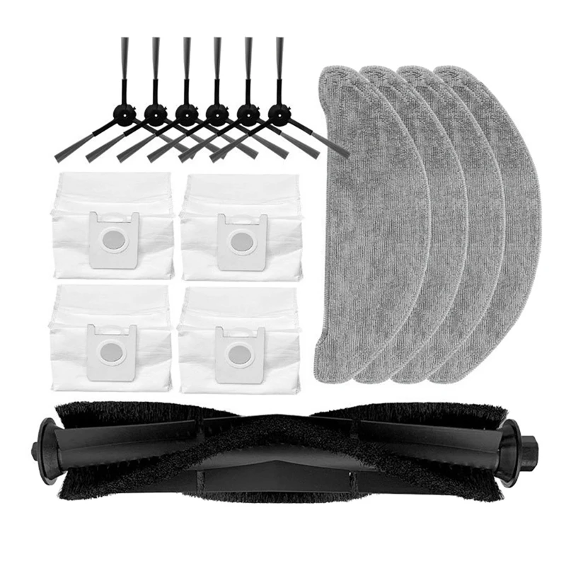 Mop Cloths Dust Bags Main Brush Side Brush Replacement for ROIDMI EVE Plus Vacuum Cleaner Spare Parts 
Mop Cloths Dust Bags Main Brush Side Brush Replacement for ROIDMI EVE Plus Vacuum Cleaner Spare Parts