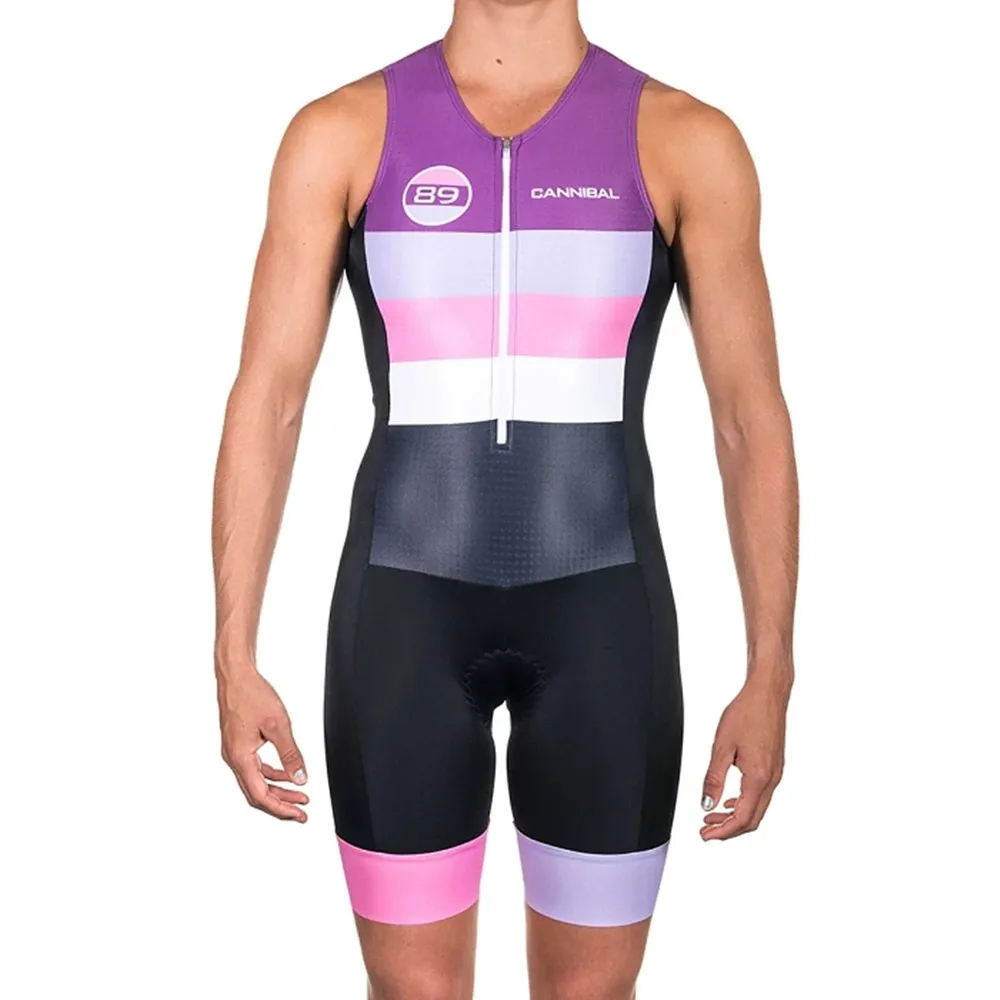 Женский костюм для триатлона CANNIBAL Pro Team 2020 летний комплект катания на велосипеде
