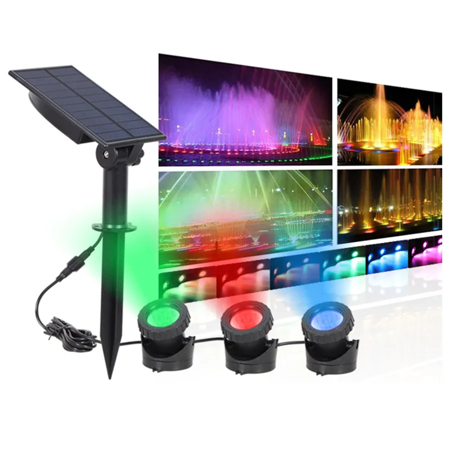 Solar RGB Spotlight Outdoor 5 IN 1 RGB LED Landscape Lamp Solar Pond Light Solar Underwater Light Garden Pathway Security Light
Solar RGB Spotlight Outdoor 5 IN 1 RGB LED Landscape Lamp Solar Pond Light Solar Underwater Light Garden Pathway Security Light