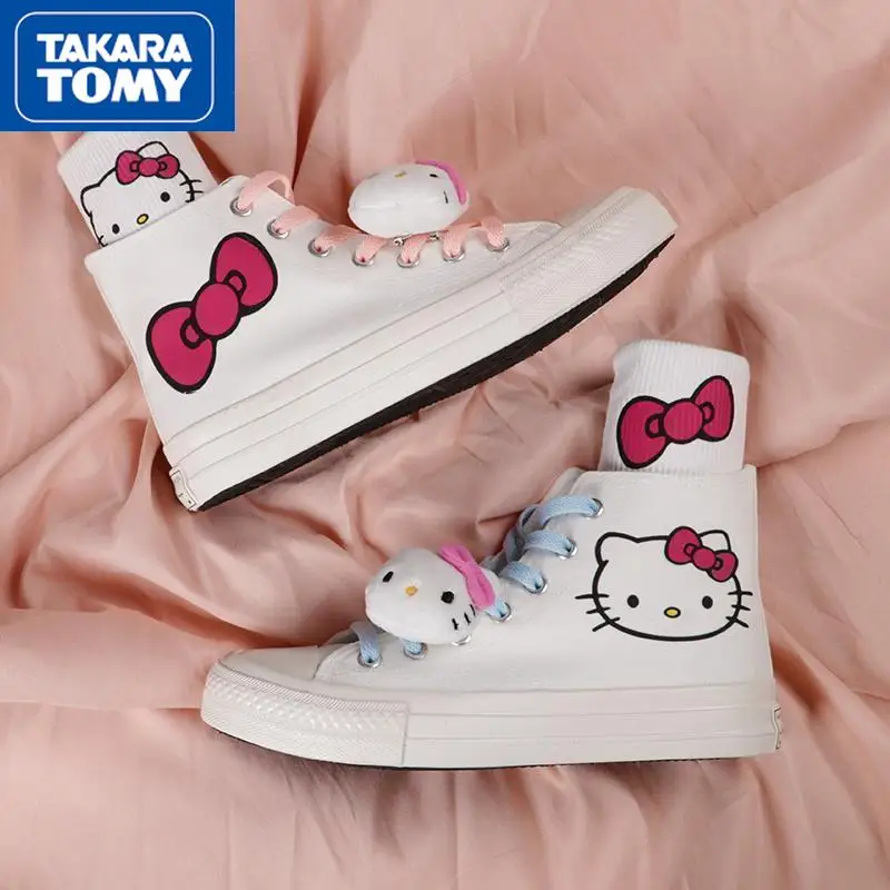 TAKARA TOMY модная новинка 2021 г. Симпатичные Мультяшные холщовые туфли Hello Kitty простые и удобные нескользящие детские туфли на плоской подошве
TAKARA TOMY модная новинка 2021 г. Симпатичные Мультяшные холщовые туфли Hello Kitty простые и удобные нескользящие детские туфли на плоской подошве