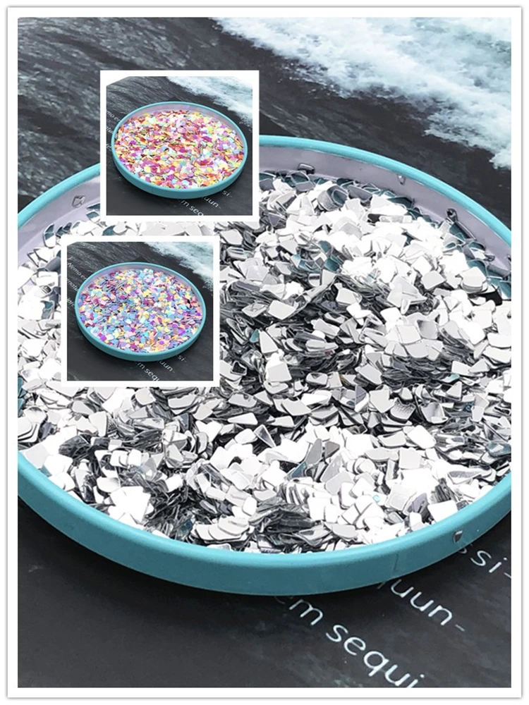 10g/Pack 5mm About Colorful Irregularity Sequins PVC Paillettes 3D Nail Art DIY Women Adorn Lentejuelas Handwork Accessories 
10g/Pack 5mm About Colorful Irregularity Sequins PVC Paillettes 3D Nail Art DIY Women Adorn Lentejuelas Handwork Accessories