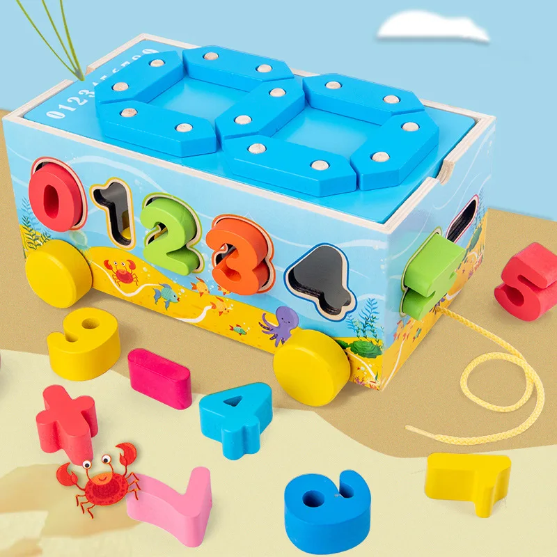 Children Montessori Wooden Toy Digital Shape Matching Tug Car Educational Toys Early Education Toys Kids Learning Gifts
Children Montessori Wooden Toy Digital Shape Matching Tug Car Educational Toys Early Education Toys Kids Learning Gifts