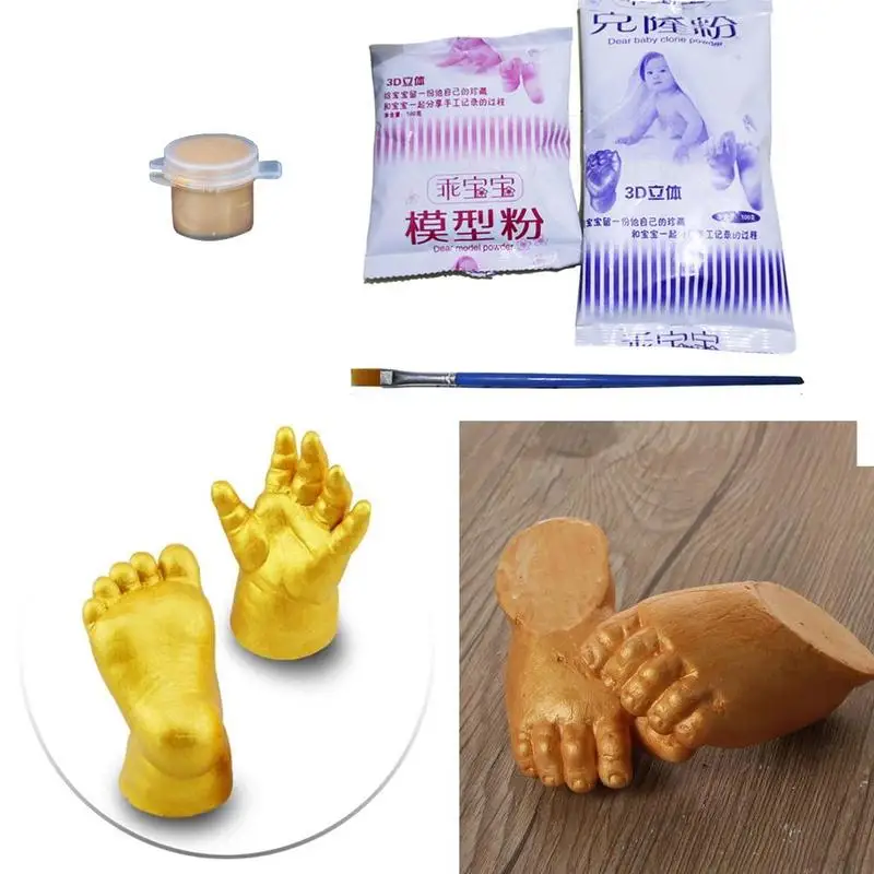 1set 3D Hand & Foot Print Mold for Baby Powder Plaster Baby Growth Memorial Casting Kit Handprint Footprint Keepsake Gift
1set 3D Hand & Foot Print Mold for Baby Powder Plaster Baby Growth Memorial Casting Kit Handprint Footprint Keepsake Gift