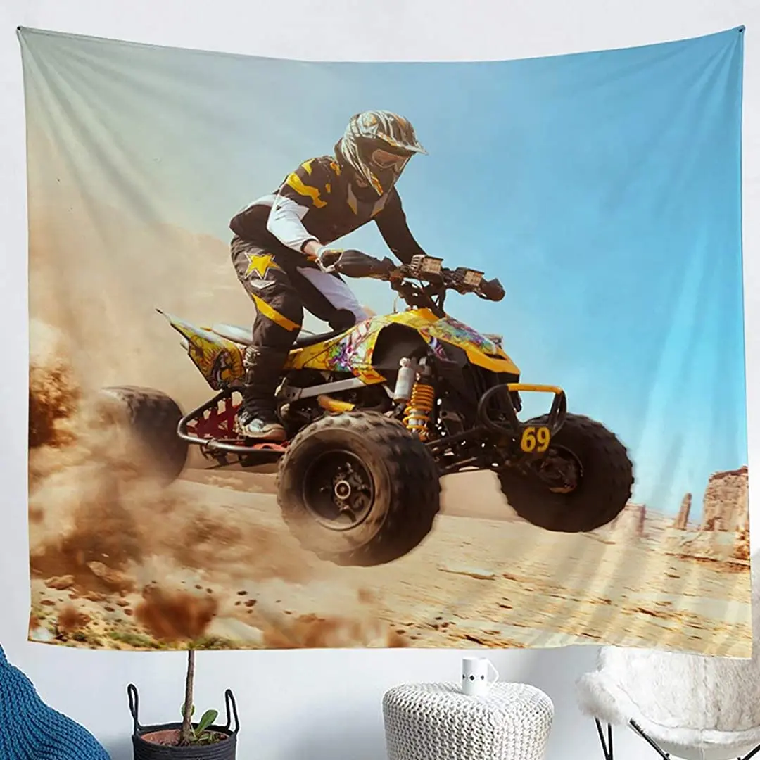Homewish Motorcycle Wall Hanging for Bedroom Living Room ATV Rider Printed Wall Blanket Tapestries Motor Vehicle Bike Tapestry
Homewish Motorcycle Wall Hanging for Bedroom Living Room ATV Rider Printed Wall Blanket Tapestries Motor Vehicle Bike Tapestry