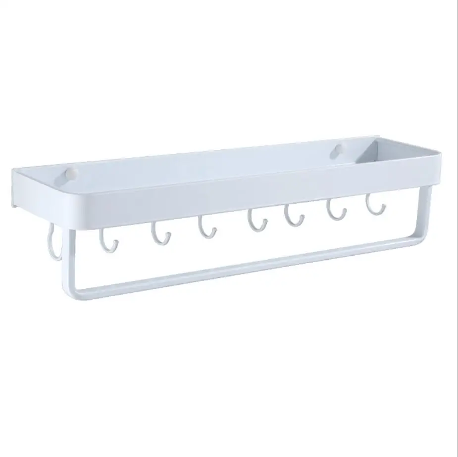 Bathroom White Shelf with Towel Bar Space Aluminum Corner Shelves Towel Rack with Hook Shampoo Holder Kitchen Storage Rack
Bathroom White Shelf with Towel Bar Space Aluminum Corner Shelves Towel Rack with Hook Shampoo Holder Kitchen Storage Rack
