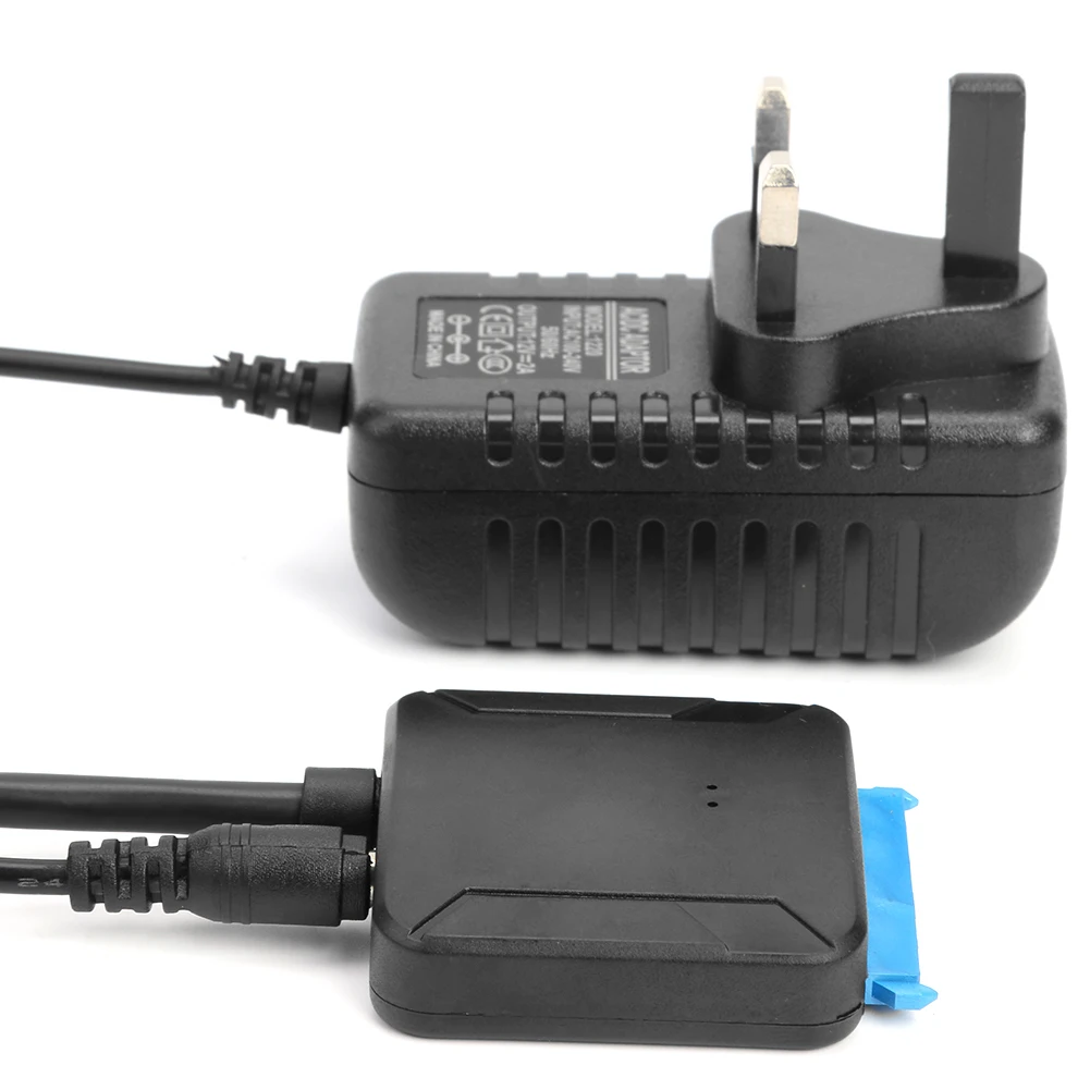 USB to SATA Convert Cable for 2.5/3.5 inch USB 3.0 Easy Drive Line SATA Hard Disk Transfer Cable with Power Cord 5.5x2.5mm
USB to SATA Convert Cable for 2.5/3.5 inch USB 3.0 Easy Drive Line SATA Hard Disk Transfer Cable with Power Cord 5.5x2.5mm