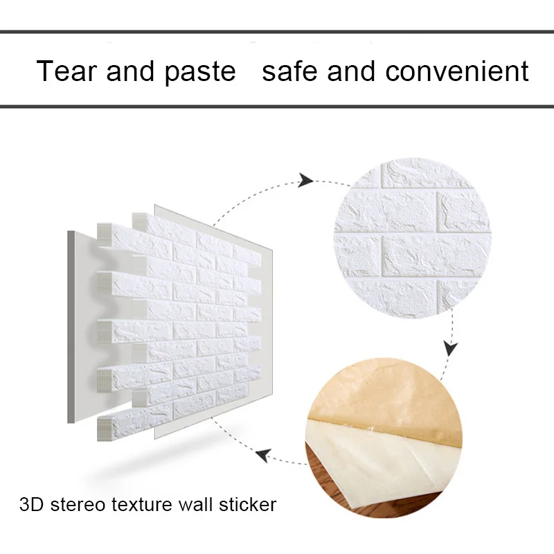 1 Pc Self adhesive Wallpaper Peel and Stick 3D Wall Panel Living Room Brick Stickers Bedroom Kids Room Brick Papers Home Decor
1 Pc Self adhesive Wallpaper Peel and Stick 3D Wall Panel Living Room Brick Stickers Bedroom Kids Room Brick Papers Home Decor