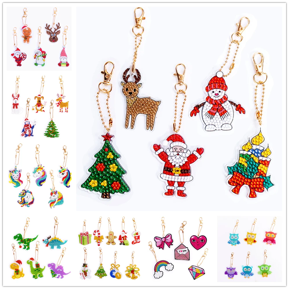 2021New Keychain DIY Diamond Painting Keychain Full Drill Christmas animal Hanging Ornaments Special Shaped Diamond Embroidery
2021New Keychain DIY Diamond Painting Keychain Full Drill Christmas animal Hanging Ornaments Special Shaped Diamond Embroidery