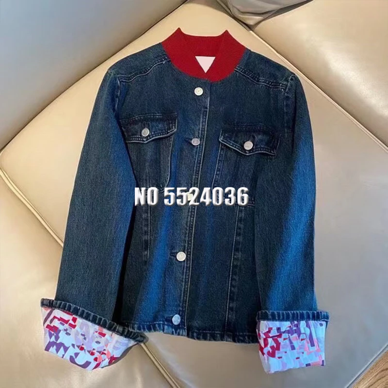 Модные короткие джинсовые куртки, Женская Осенняя Повседневная куртка-бомбер с длинным рукавом, женская верхняя одежда
Модные короткие джинсовые куртки, Женская Осенняя Повседневная куртка-бомбер с длинным рукавом, женская верхняя одежда