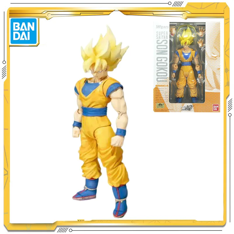 BANDAI Dragon Ball Z SHF супер сайян жёлтые волосы Сон Гоку экшн ПВХ Коллекционная модель игрушки Аниме Фигурки игрушки для детей
BANDAI Dragon Ball Z SHF супер сайян жёлтые волосы Сон Гоку экшн ПВХ Коллекционная модель игрушки Аниме Фигурки игрушки для детей