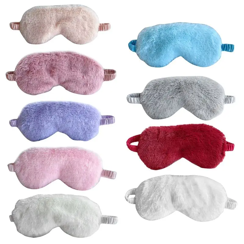 Women Men Cute Cartoon Sleeping Eye Mask Soft Fluffy Thick Plush Imitation Silk Satin Eyeshade Candy Color Travel Elastic D0UE
Women Men Cute Cartoon Sleeping Eye Mask Soft Fluffy Thick Plush Imitation Silk Satin Eyeshade Candy Color Travel Elastic D0UE
