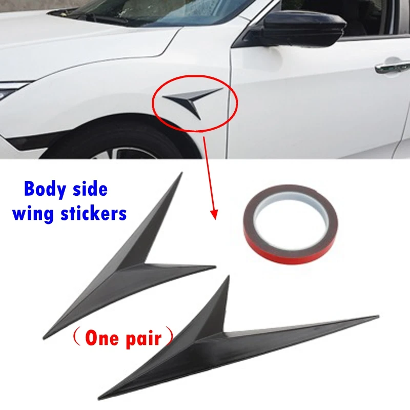 2 Pcs of Leaf Board Side Wing Stickers Leaf Side Shark Gill Body Decoration Stickers Sticker for Honda 10th Generation Civic
2 Pcs of Leaf Board Side Wing Stickers Leaf Side Shark Gill Body Decoration Stickers Sticker for Honda 10th Generation Civic