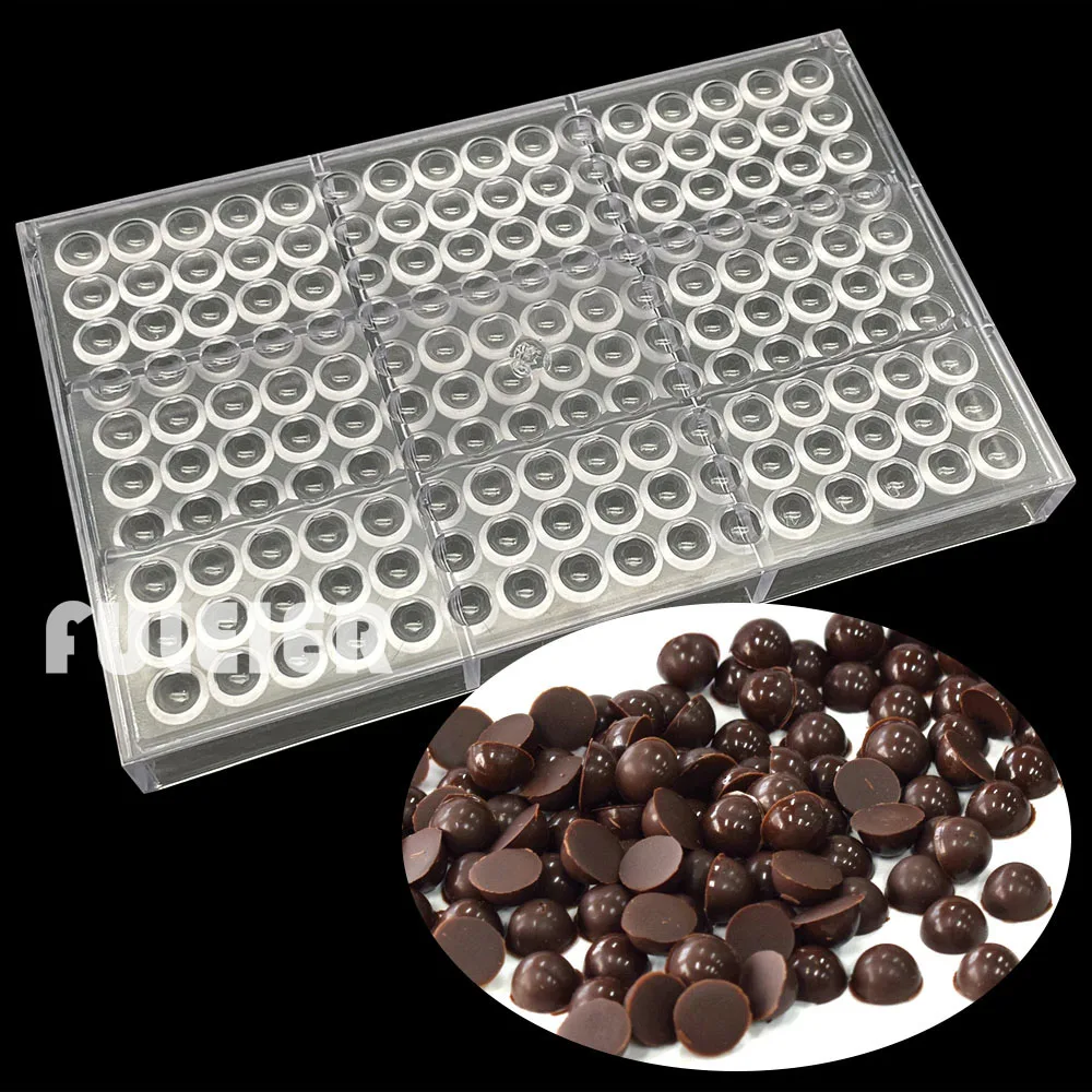 160-hole Mini Round Half Ball Polycarbonate Chocolate Mold Small Granular Beans Baking Candy Mould Bakeware Cake Decoration Tool
160-hole Mini Round Half Ball Polycarbonate Chocolate Mold Small Granular Beans Baking Candy Mould Bakeware Cake Decoration Tool
