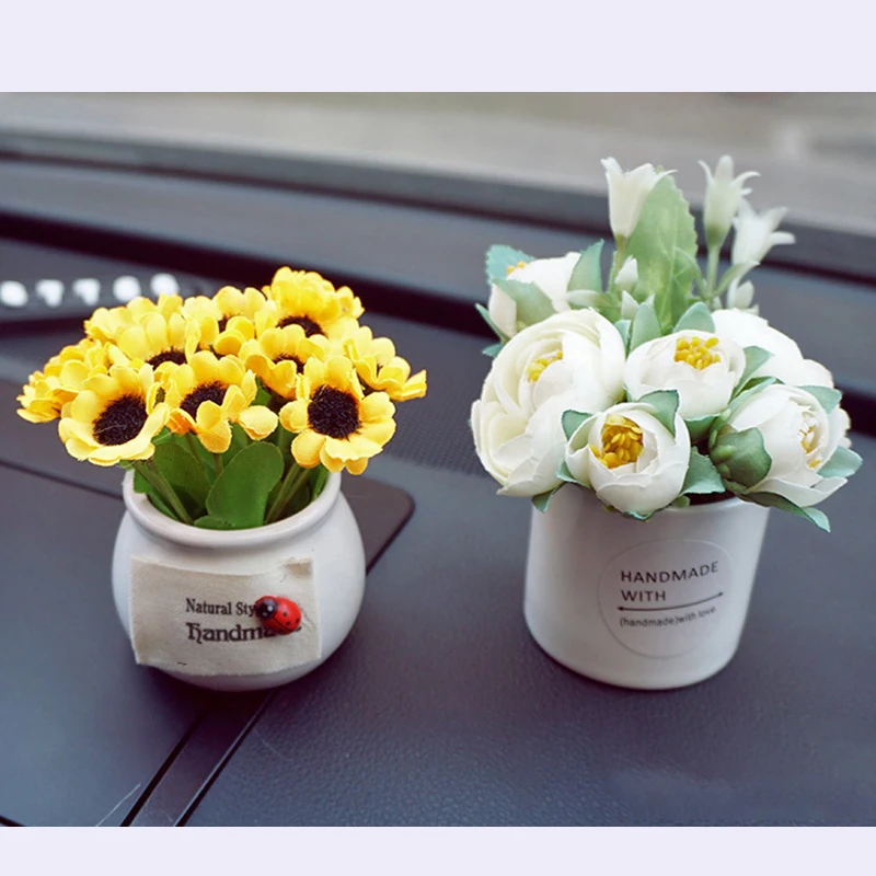 Car Dashboard Ornament Mini Simulation Flower Plant Decoration Ceramic & Cloth 5.5*5.5*10cm M8617
Car Dashboard Ornament Mini Simulation Flower Plant Decoration Ceramic & Cloth 5.5*5.5*10cm M8617