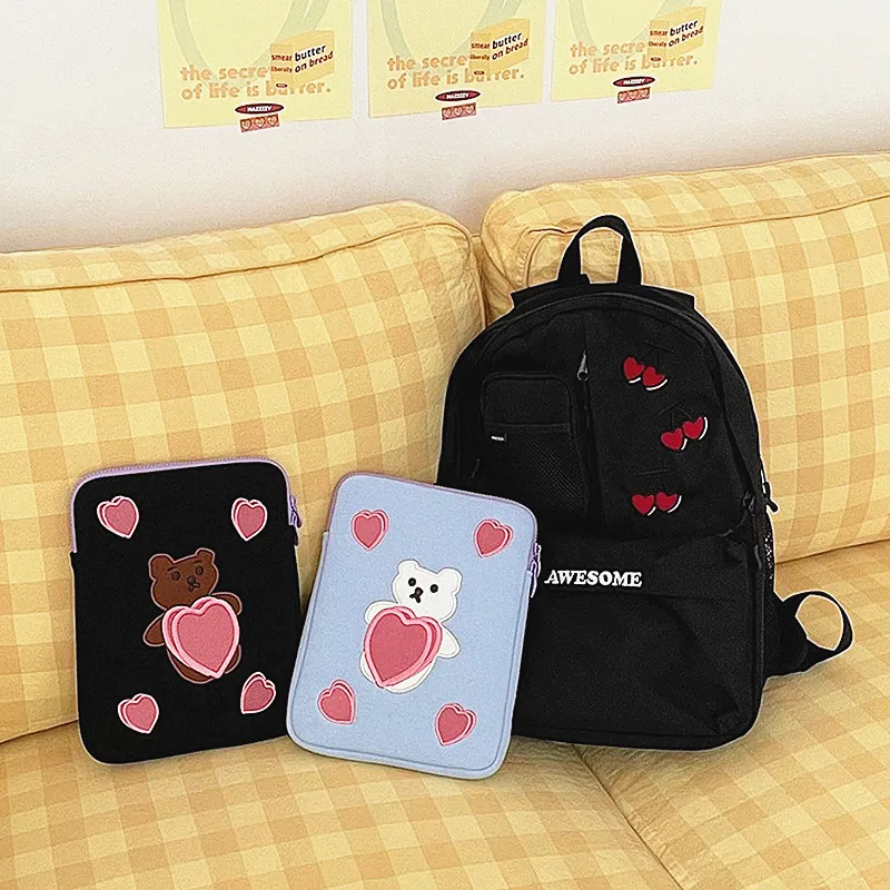 2021 New 11 Inch Bear Tablet IPad Bag Case For Korean Ins IPad Pro 9.7 10.5 IPad Thick 12.9 Inch Sleeve Ipad Case Accessories
2021 New 11 Inch Bear Tablet IPad Bag Case For Korean Ins IPad Pro 9.7 10.5 IPad Thick 12.9 Inch Sleeve Ipad Case Accessories