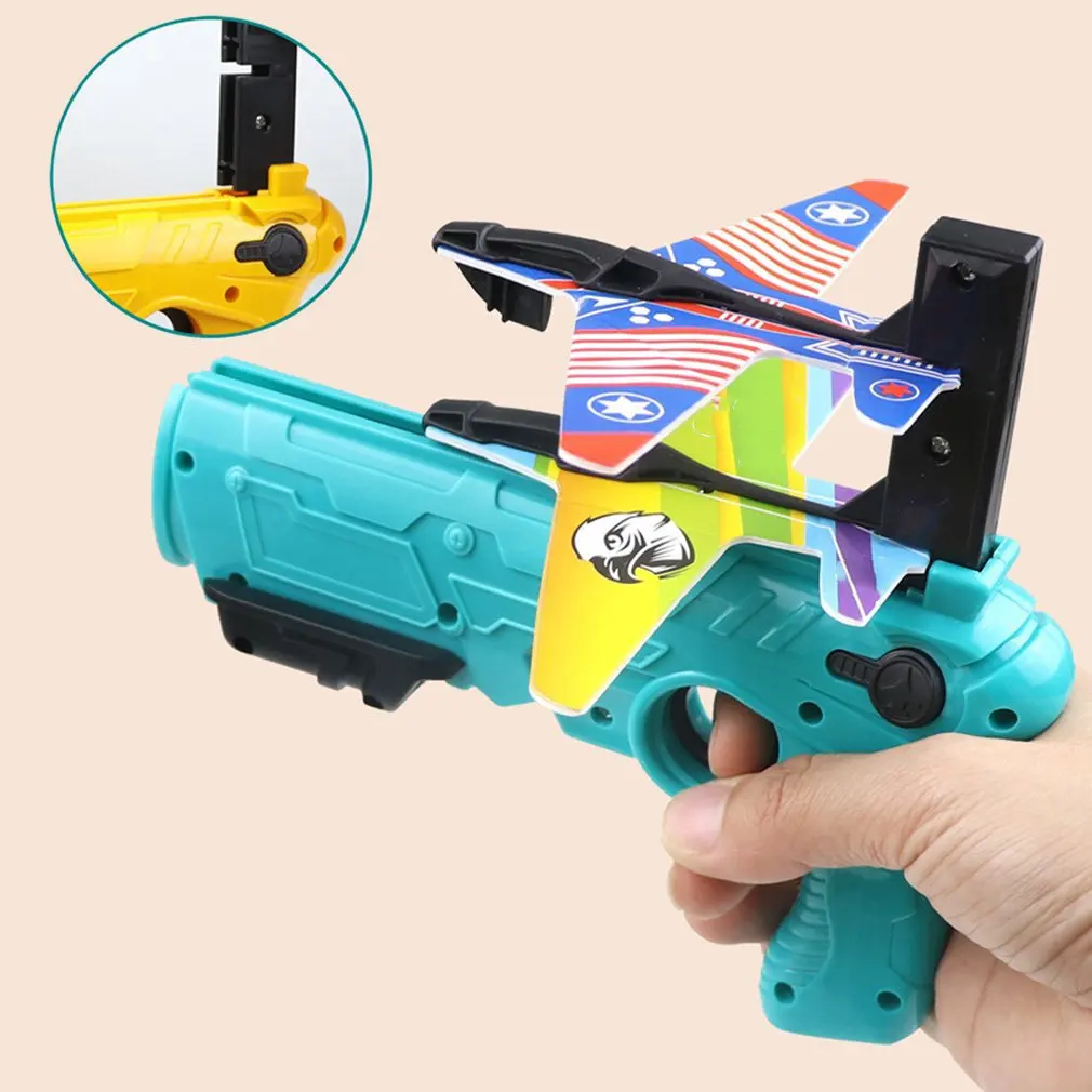 Outdoor Catapult Foam Airplane Toy Gun Outdoor Toy Gift Dazzling Glider Toy Outdoor Boy Toy Fall Resistant
Outdoor Catapult Foam Airplane Toy Gun Outdoor Toy Gift Dazzling Glider Toy Outdoor Boy Toy Fall Resistant