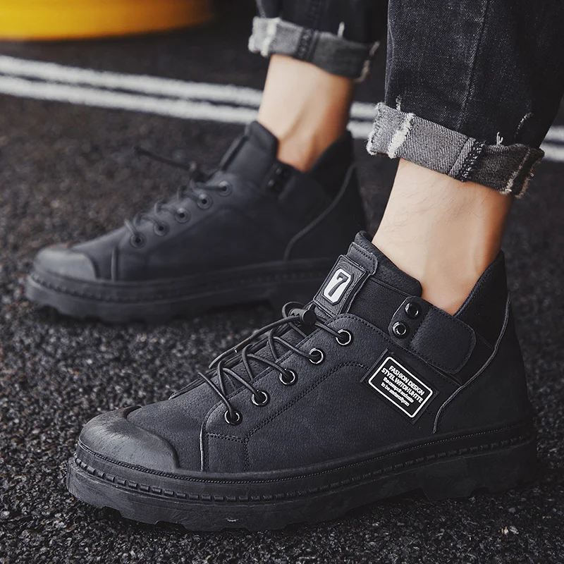 HKIMDL Men Boots Suede Leather Western Ankle Boots Men Warm Fur Winter Snow Boots Casual Shoes Sneakers Cowboy Botas 
HKIMDL Men Boots Suede Leather Western Ankle Boots Men Warm Fur Winter Snow Boots Casual Shoes Sneakers Cowboy Botas