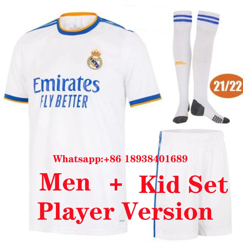 man kit adults Real 2021 22 JOVIC BENZEMA MODRIC HAZARD VALVERDE ASENSIO RODRYGO SERGIO RAMOS JAMES men Madrid jersey kids kit
man kit adults Real 2021 22 JOVIC BENZEMA MODRIC HAZARD VALVERDE ASENSIO RODRYGO SERGIO RAMOS JAMES men Madrid jersey kids kit