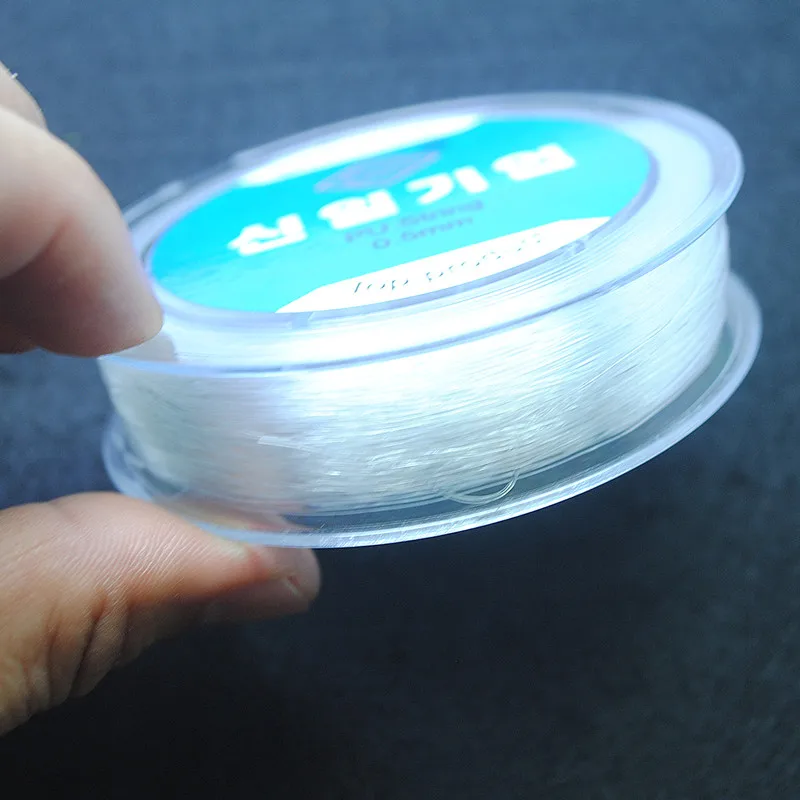 1 рулон импортная эластичная проволока полиуретановые струны хорошего качества 0