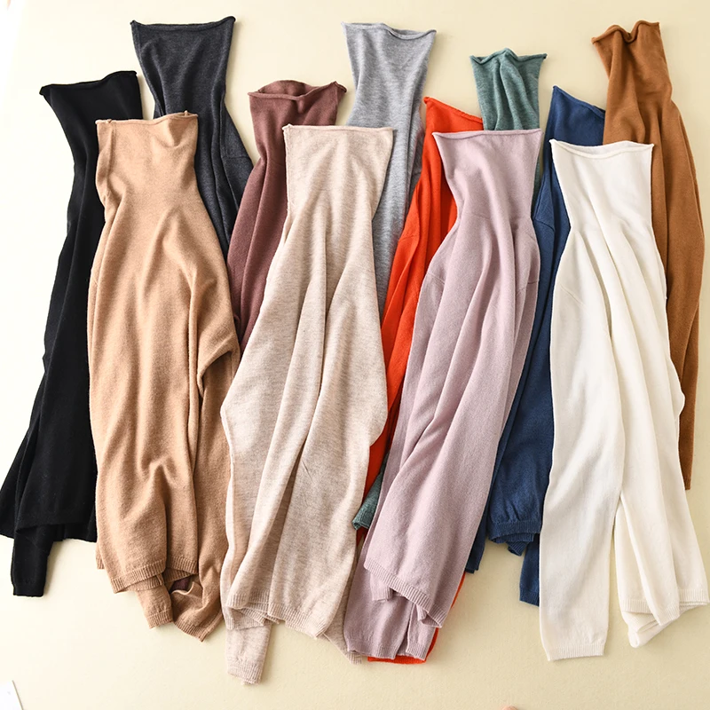 100% Cashmere and Wool Knit Sweater for Women Turtleneck Soft Thin Pullovers Ladies Jumpers 10Colors Woman Clothes
100% Cashmere and Wool Knit Sweater for Women Turtleneck Soft Thin Pullovers Ladies Jumpers 10Colors Woman Clothes