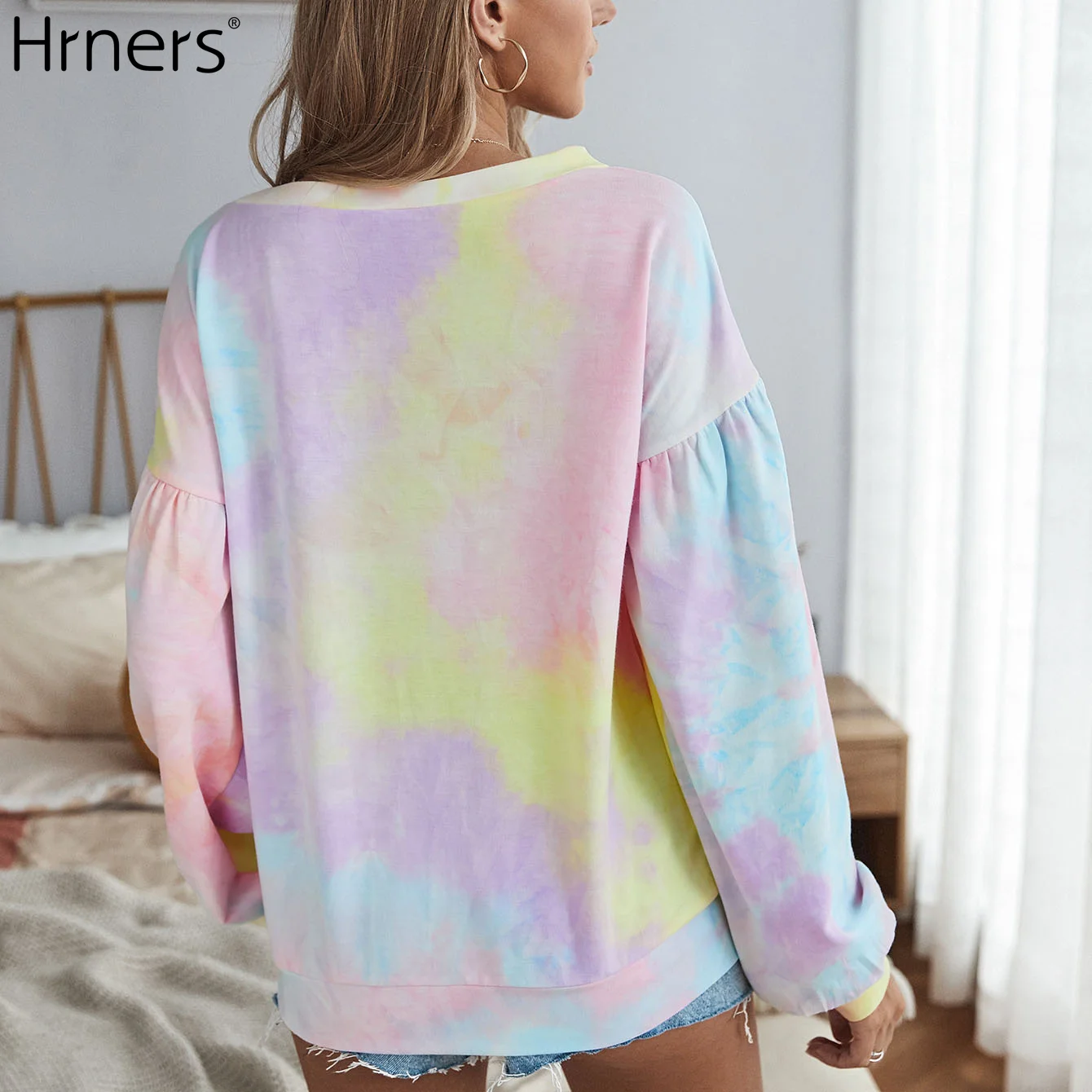 Hrners 2021 Women Long Sleeve O-Neck Tie Dye T Shirt Casual Loose Plus Size Female Top Tee Autumn Cotton Color Print Clothes
Hrners 2021 Women Long Sleeve O-Neck Tie Dye T Shirt Casual Loose Plus Size Female Top Tee Autumn Cotton Color Print Clothes