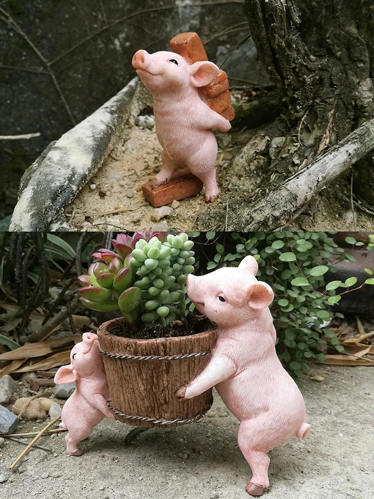 Casual Collection Cute Mini Pig Figurine Resin Animal Crafts Fairy Garden Miniature Statues Office Desk Home Decoration
Casual Collection Cute Mini Pig Figurine Resin Animal Crafts Fairy Garden Miniature Statues Office Desk Home Decoration