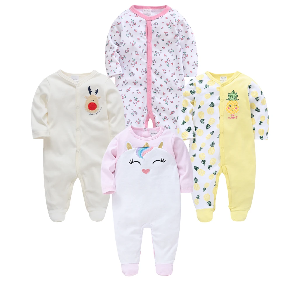 Kavkas Baby Boy Clothes Spring Autumn Fashion 100%Cotton Cute Cartoon Printing 4pcs Newborn Rompers vetement bebe fille hiver
Kavkas Baby Boy Clothes Spring Autumn Fashion 100%Cotton Cute Cartoon Printing 4pcs Newborn Rompers vetement bebe fille hiver