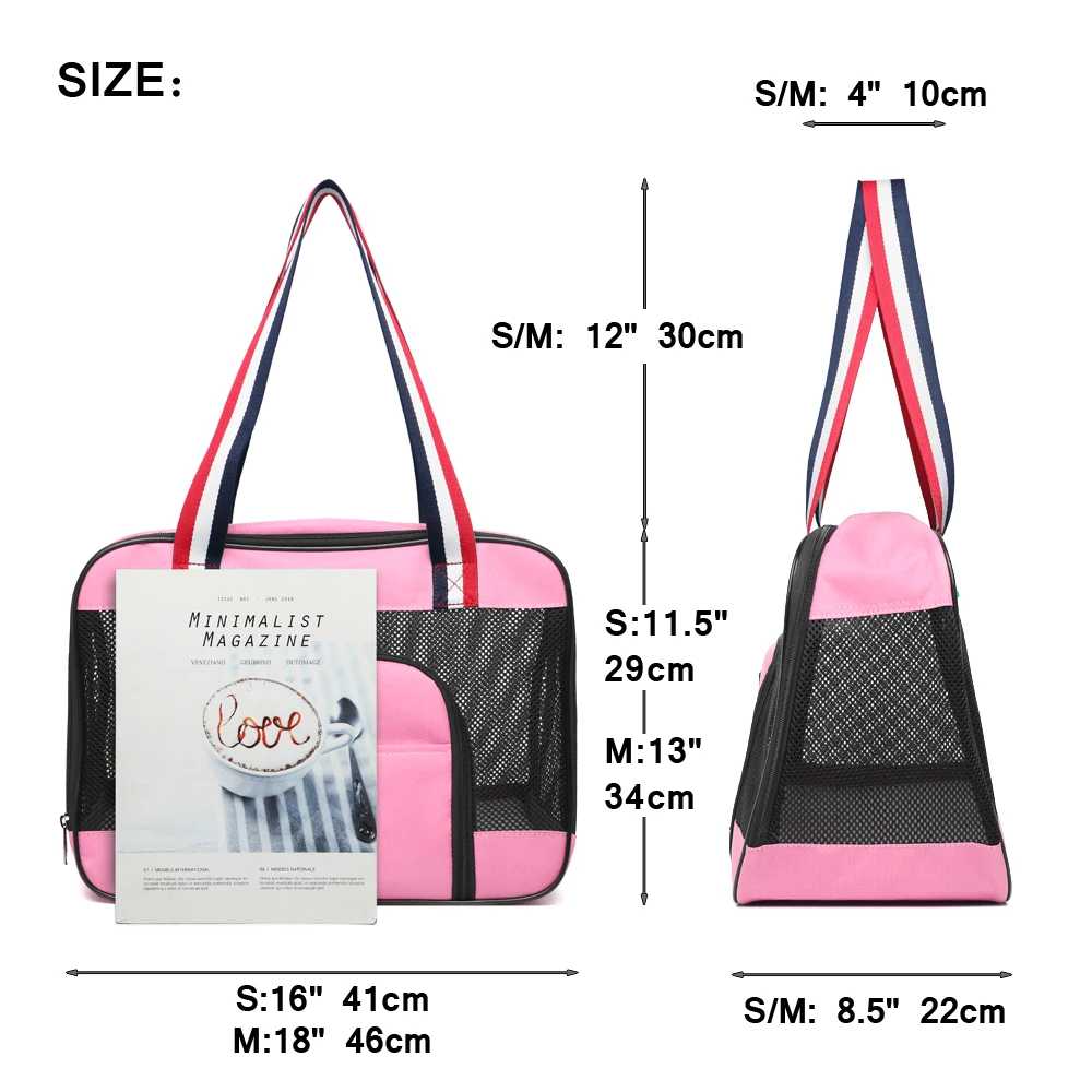 Durable Cat Bag Protable Pet Shoulder Bag Breathable Puppy Cat Carrier Bag Cats Box Small Dog Pet Travel Handbag for Chihuahua
Durable Cat Bag Protable Pet Shoulder Bag Breathable Puppy Cat Carrier Bag Cats Box Small Dog Pet Travel Handbag for Chihuahua