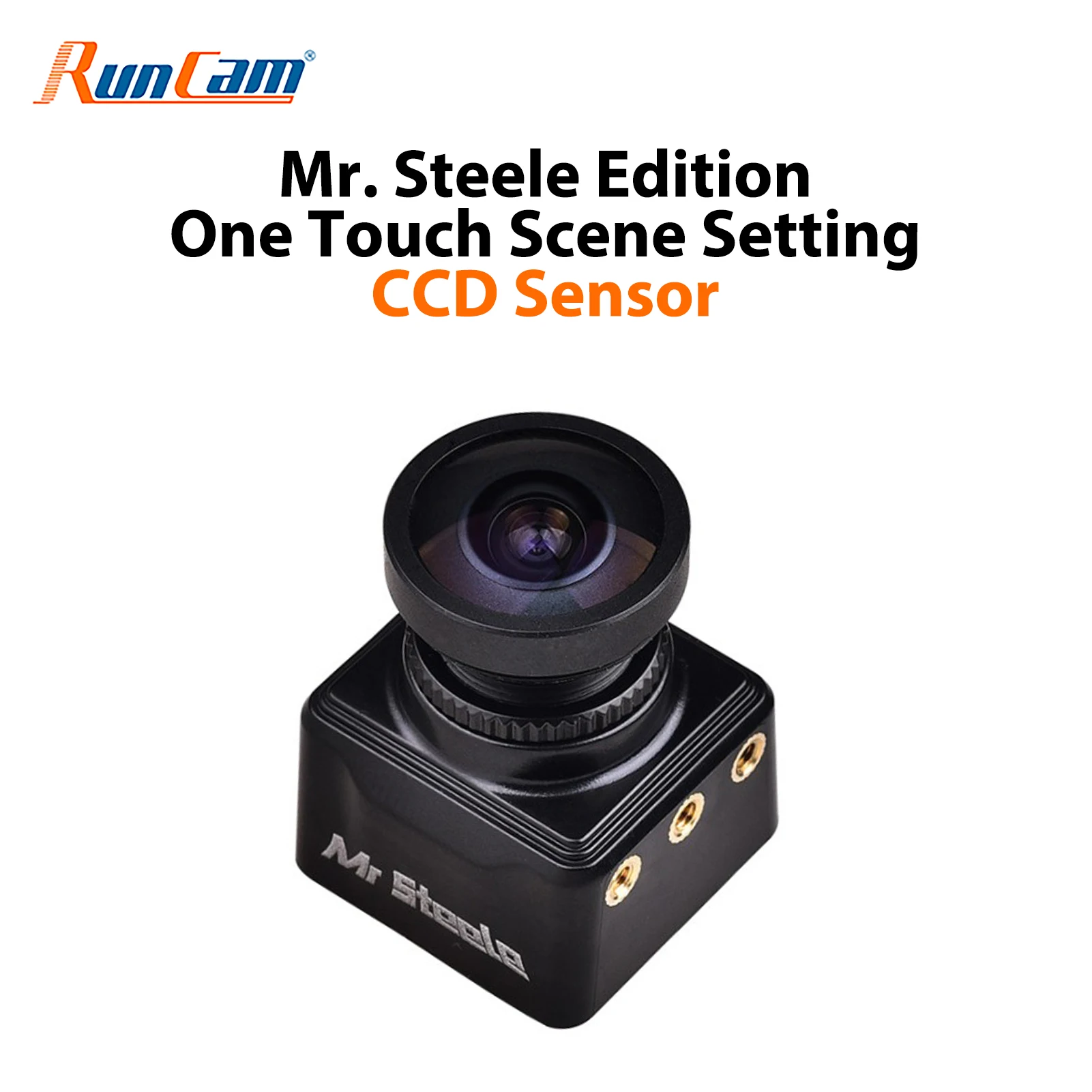 

RunCam Swift Mini 2 Mr. Steele Edition 600TVL CCD FPV Camera Inergrated OSD NTSC One Touch Scene Setting 2.5mm FOV 140° for FPV