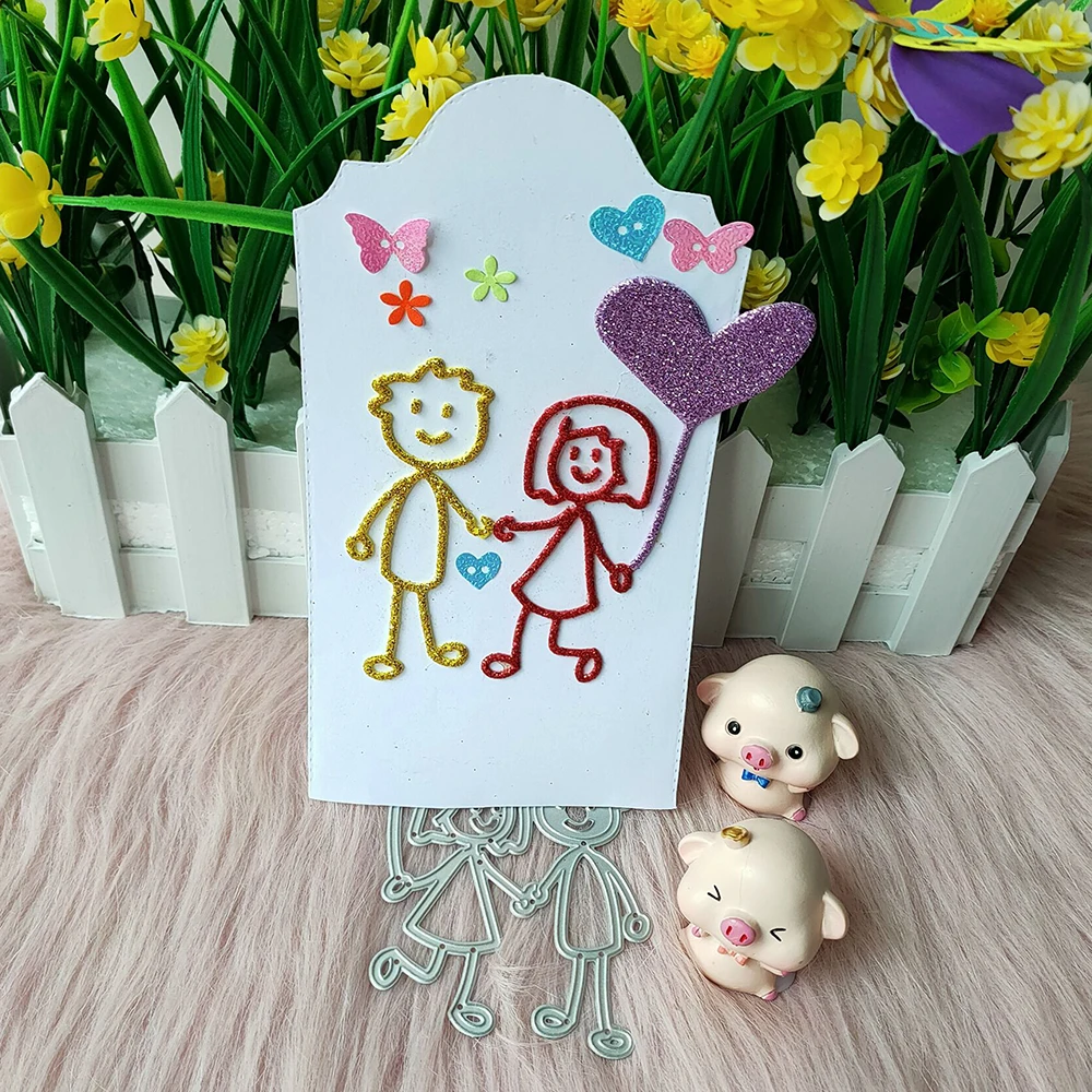 New Valentine’s Couple balloons metal cutting die mould scrapbook decoration embossed photo album decoration card making DIY
New Valentine’s Couple balloons metal cutting die mould scrapbook decoration embossed photo album decoration card making DIY
