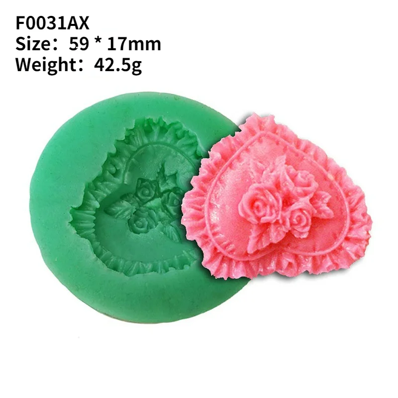 3D Love Rose Flower Mold Chocolate Handmade Soap Mold Silicone Creative Cake Candy Pastry Decoration Mold Baking Accessories 
3D Love Rose Flower Mold Chocolate Handmade Soap Mold Silicone Creative Cake Candy Pastry Decoration Mold Baking Accessories