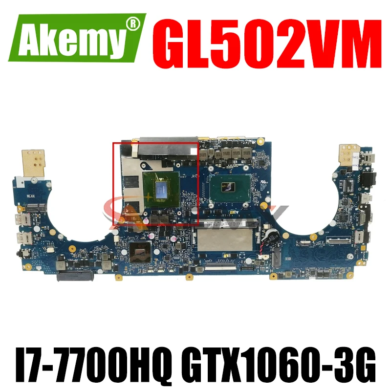 Akemy GL502VMK материнская плата для ноутбука ASUS ROG GL502VMK GL502VML GL502VM оригинальная материнская плата HM170 8GB-RAM I7-7700HQ GTX1060-3G
Akemy GL502VMK материнская плата для ноутбука ASUS ROG GL502VMK GL502VML GL502VM оригинальная материнская плата HM170 8GB-RAM I7-7700HQ GTX1060-3G