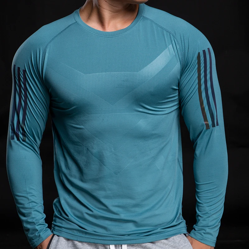 Рубашка IМNIKEС для бега мужская рубашка с длинным рукавом спортзала спортивная