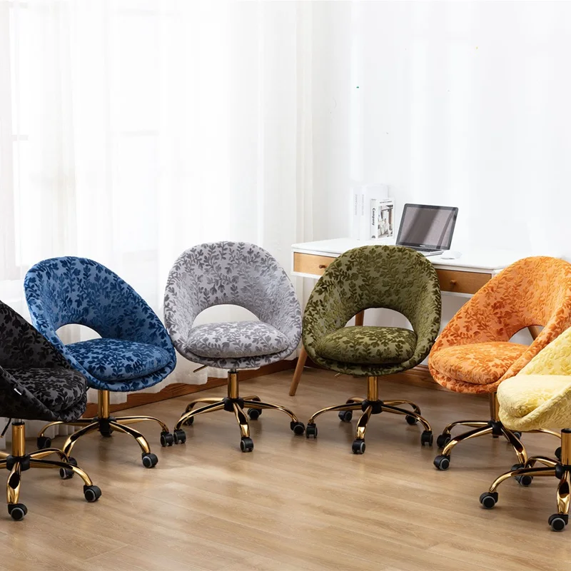 Swivel Office Chair For Living Room/Bed Room Modern Leisure Office Chair Black Velvet
Swivel Office Chair For Living Room/Bed Room Modern Leisure Office Chair Black Velvet