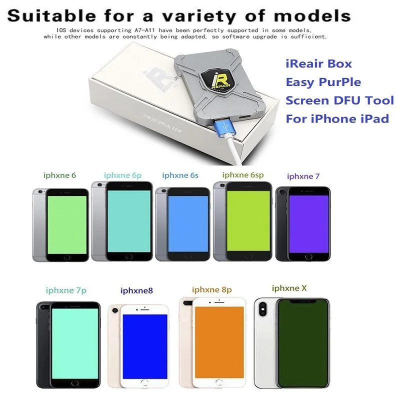 iRepair Mini Box for iPhone 7P 8P DTP C11 Lcd Screen Data PCIE Nand Read Write Fix No Touch Repair Not Touch Well
iRepair Mini Box for iPhone 7P 8P DTP C11 Lcd Screen Data PCIE Nand Read Write Fix No Touch Repair Not Touch Well