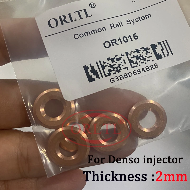 30 PCS Gasket diesel injector shims Auto injector Spare Parts Copper Washer 2mm for Denso series injector 095000-6250
30 PCS Gasket diesel injector shims Auto injector Spare Parts Copper Washer 2mm for Denso series injector 095000-6250