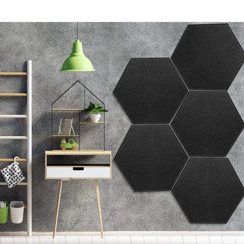 12 Pack Hexagon Acoustic Panels Sound Proof Padding, 12 X 7 Inch Sound Dampening Panels Used in Home & Offices Studio
12 Pack Hexagon Acoustic Panels Sound Proof Padding, 12 X 7 Inch Sound Dampening Panels Used in Home & Offices Studio