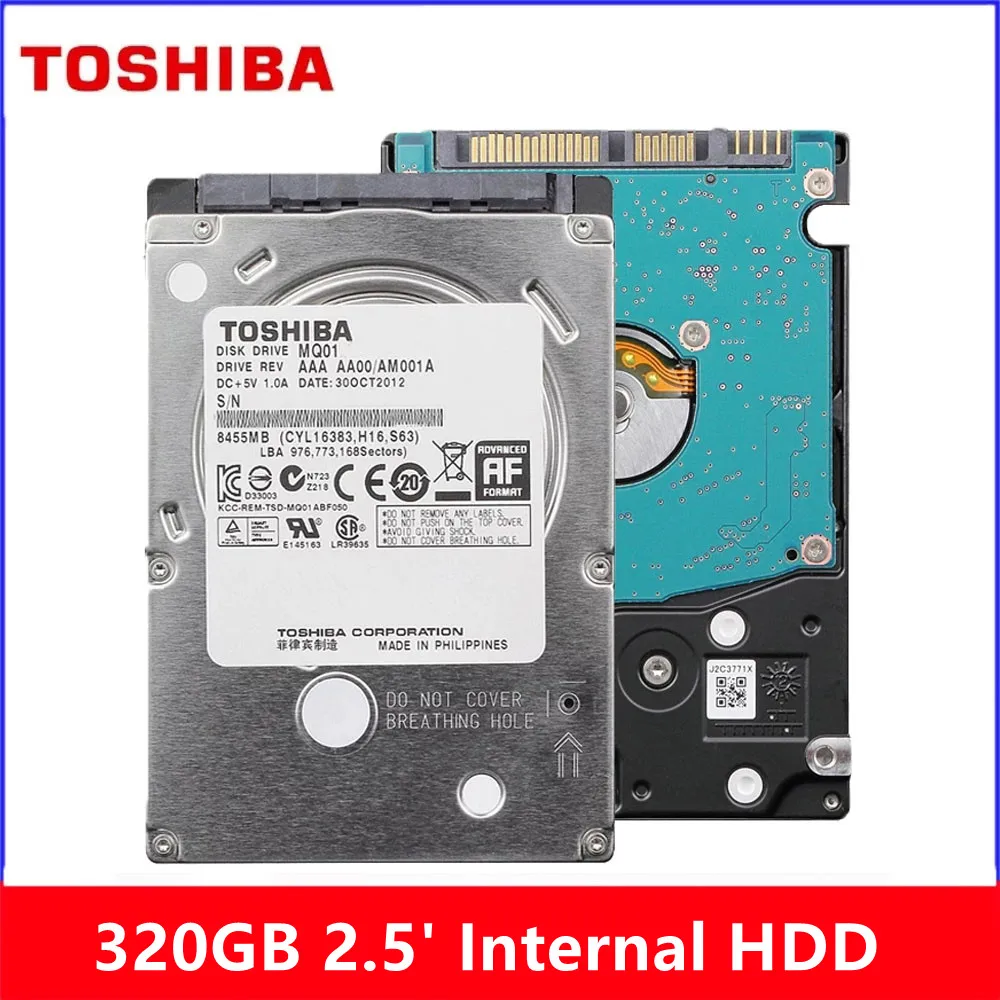Оригинальный внутренний жесткий диск Toshiba 320 Гб 5400 об/мин 2 5 SATA III HDD для ноутбука |