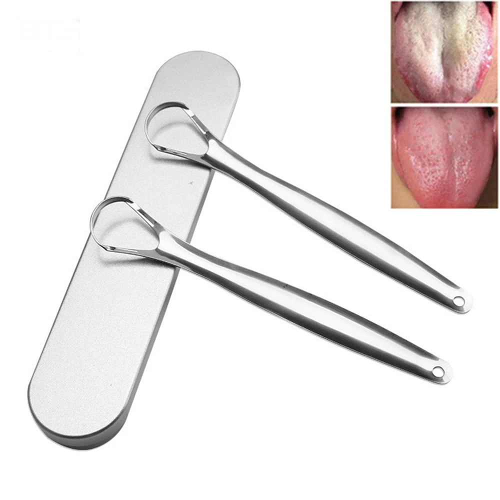 Adults Silver Stainless Steel Tongue Scraper Reusable Kids Brush Tongue Scrapers TongueToothbrush Oral Hygiene Care Tools
Adults Silver Stainless Steel Tongue Scraper Reusable Kids Brush Tongue Scrapers TongueToothbrush Oral Hygiene Care Tools