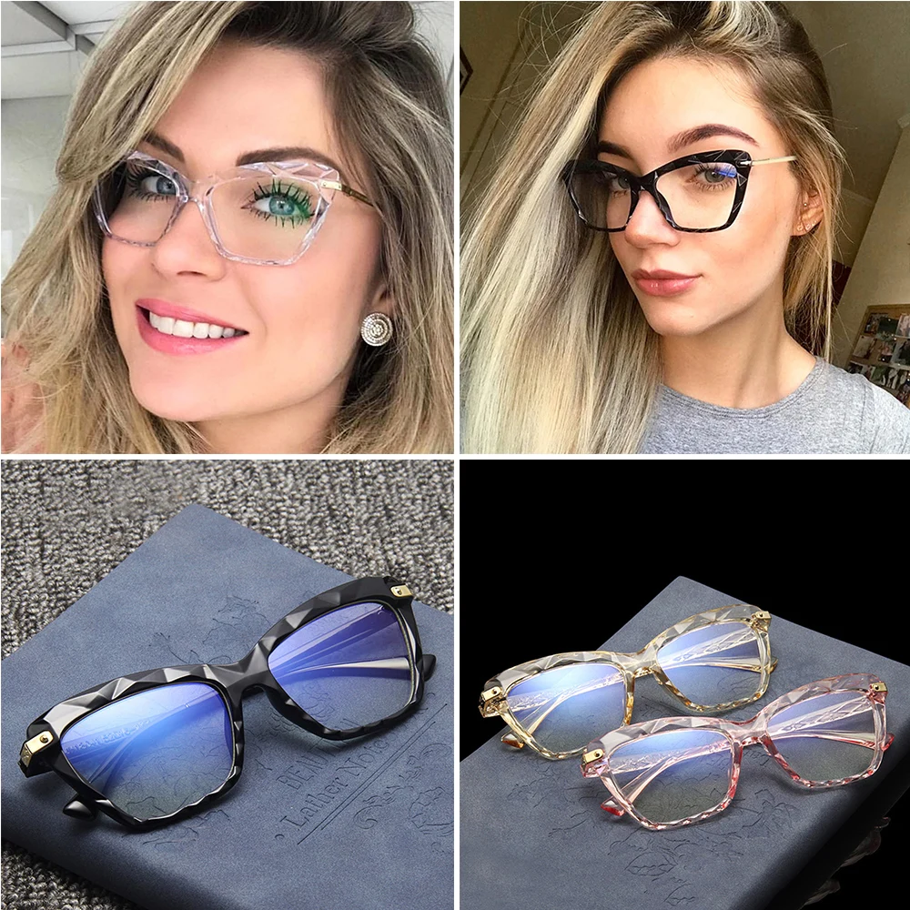 Women Cat Eye Type Anti Blue Light Glasses Cat Eye Black Frame Blue Light Blocking Computer Female Eyeglasses
Women Cat Eye Type Anti Blue Light Glasses Cat Eye Black Frame Blue Light Blocking Computer Female Eyeglasses
