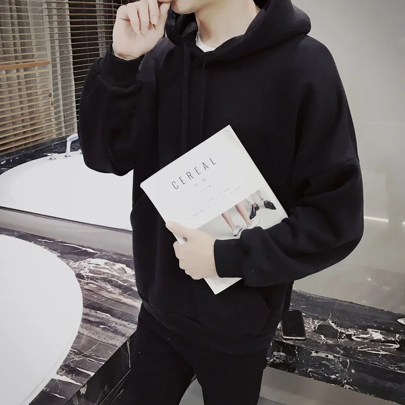 Мужской пуловер ZHIJING, спортивный пуловер с капюшоном, молодежные модные мужские однотонные толстовки
Мужской пуловер ZHIJING, спортивный пуловер с капюшоном, молодежные модные мужские однотонные толстовки