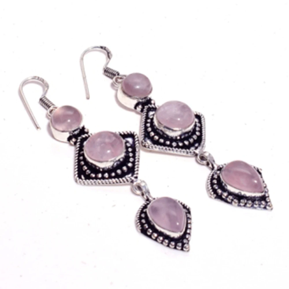 Genuine Rose Quartz Silver Overlay on Copper Earrings , Hand made Women Jewelry Gift
Genuine Rose Quartz Silver Overlay on Copper Earrings , Hand made Women Jewelry Gift