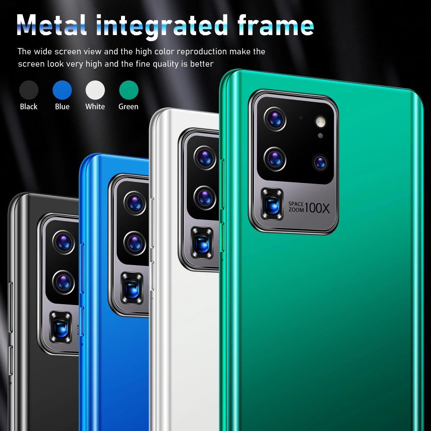 New Arrival 2021 Galxy S30U+ 7.3Inch Cell Phone 8 512GB 24+48MP Andriod 11 10 Core 5600mAh Face Unlock Global Version Smartphone
New Arrival 2021 Galxy S30U+ 7.3Inch Cell Phone 8 512GB 24+48MP Andriod 11 10 Core 5600mAh Face Unlock Global Version Smartphone