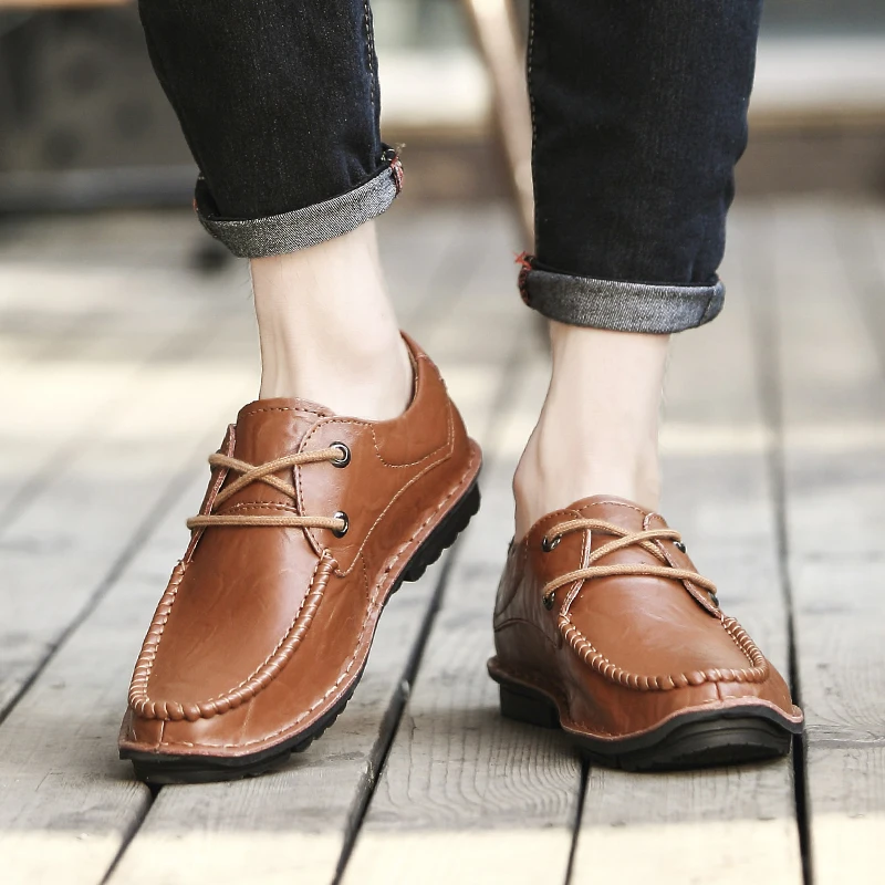 Casual Man Shoes Casual Leather Shoes Spring Men For Zapatos Casuales Para Hombre Sneaker Mens Genuine Hot Sale Leisure Flat 
Casual Man Shoes Casual Leather Shoes Spring Men For Zapatos Casuales Para Hombre Sneaker Mens Genuine Hot Sale Leisure Flat