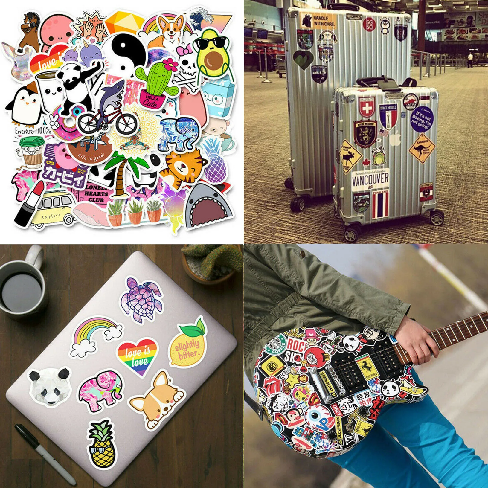 100 Random Laptop Stickers for Hydro Flask VSCO Girl Decals Skateboard Suitcase
100 Random Laptop Stickers for Hydro Flask VSCO Girl Decals Skateboard Suitcase