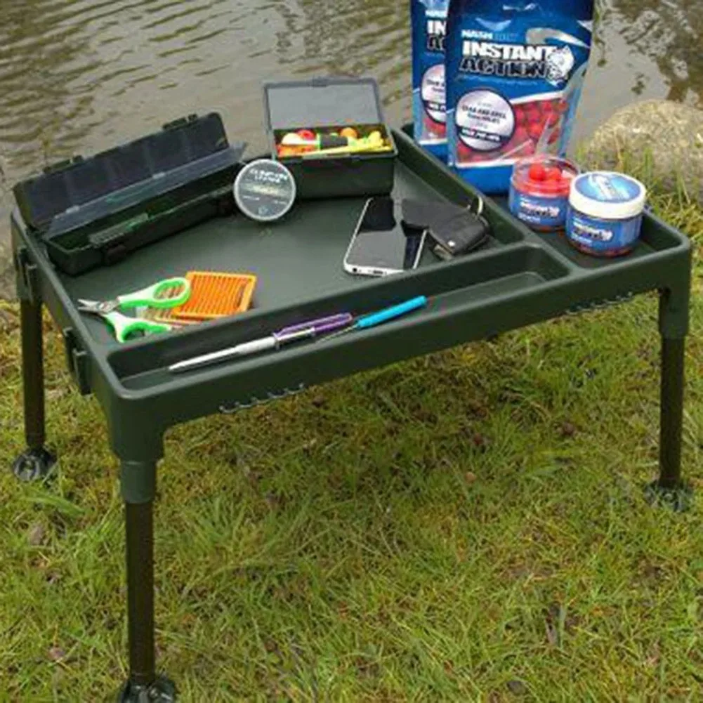 Portable Fishing Table Foldable Legs Bait Tables Carp Coarse Terminal Tackle Fishing Lure Accessories Gear Rack Storage Table
Portable Fishing Table Foldable Legs Bait Tables Carp Coarse Terminal Tackle Fishing Lure Accessories Gear Rack Storage Table